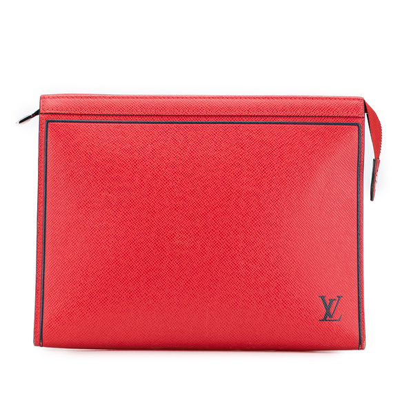 Pre-Loved Louis Vuitton Taiga Pochette Voyage MM - Picture 1 of 11